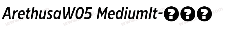 ArethusaW05 MediumIt字体转换